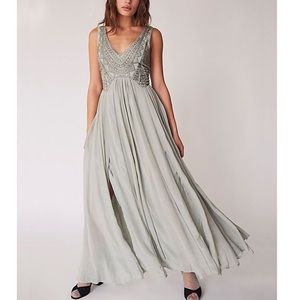 NWT Free People Bohemian Beaded Dress Size 2